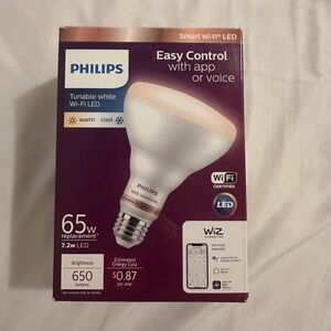 Philips Smart Wi-Fi LED Bulb - White and Copper
